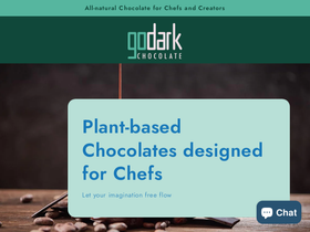 godarkchocolate.com homepage screenshot