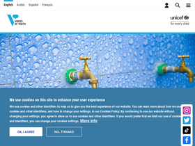 'voicesofyouth.org' screenshot