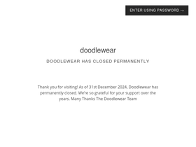 doodlewear.co.nz homepage screenshot