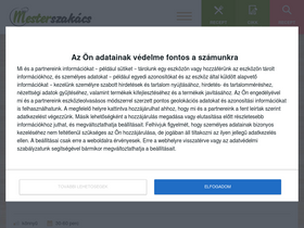 'mesterszakacs.hu' screenshot