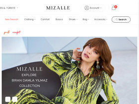 'mizalle.com' screenshot