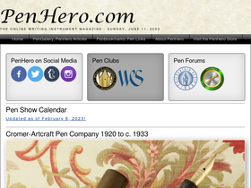 'penhero.com' screenshot