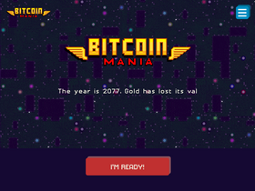 'bitcoinmaniagame.com' screenshot