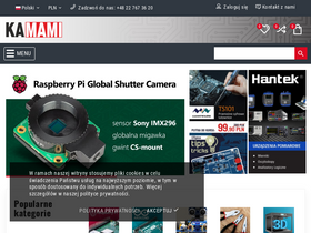 'kamami.pl' screenshot