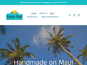 kahelemaui.com homepage screenshot