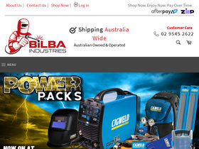 Bilba Industries website screenshot