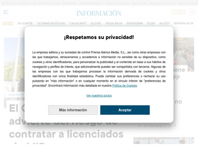 'diarioinformacion.com' screenshot
