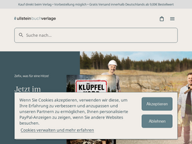 'ullstein.de' screenshot