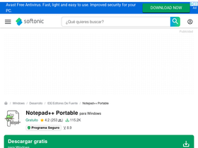 notepad-portable.softonic.com