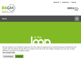 'recycleforgreatermanchester.com' screenshot