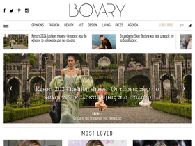 'bovary.gr' screenshot
