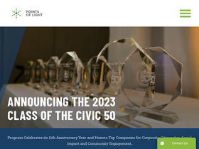 'pointsoflight.org' screenshot