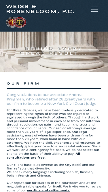 weissandrosenbloom.com