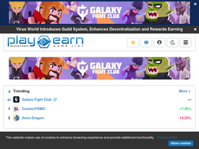 'playtoearn.net' screenshot