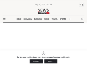 'newscutter.lk' screenshot