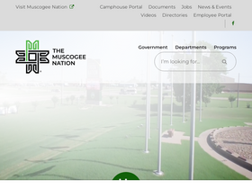 'muscogeenation.com' screenshot