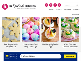 'inkatrinaskitchen.com' screenshot