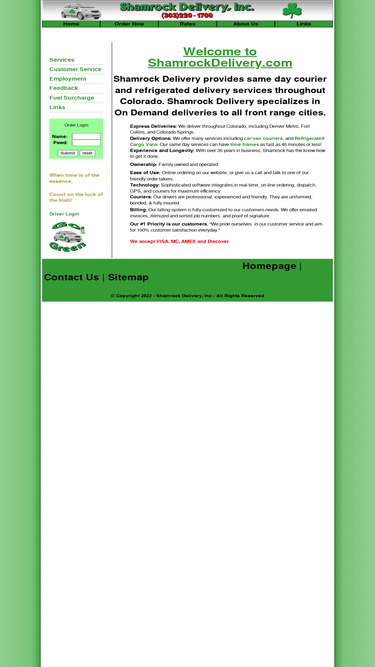 shamrockdelivery.com