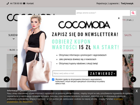 'cocomoda.pl' screenshot