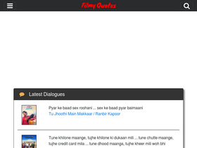 'filmyquotes.com' screenshot