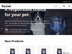 racinel.com homepage screenshot