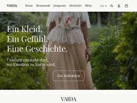 vaidaofficial.com homepage screenshot
