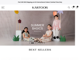 Kastoor homepage screenshot