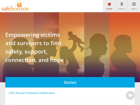 'safehorizon.org' screenshot