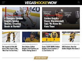 'vegashockeynow.com' screenshot