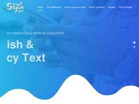 'stylishtext.dev' screenshot