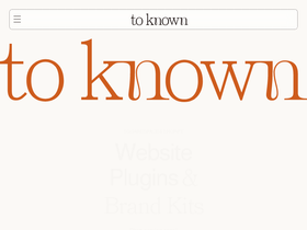 toknown.com homepage screenshot