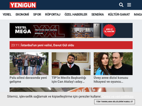 'gazeteyenigun.com.tr' screenshot