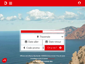 'corsicalinea.com' screenshot