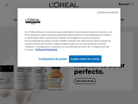 'lorealprofessionnel.es' screenshot