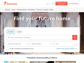 'sarouty.ma' screenshot