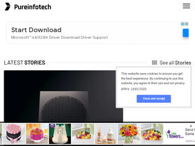 'pureinfotech.com' screenshot