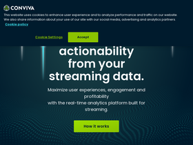 'conviva.com' screenshot