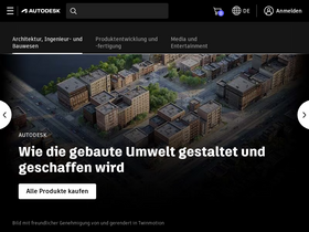 'autodesk.de' screenshot