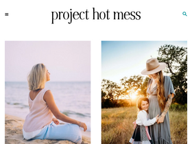 'projecthotmess.com' screenshot