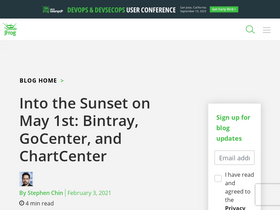 'bintray.com' screenshot