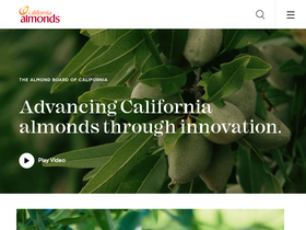 'almonds.com' screenshot