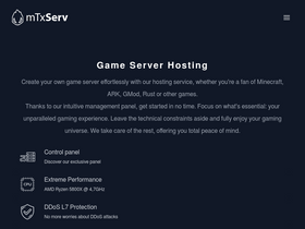 'mtxserv.com' screenshot