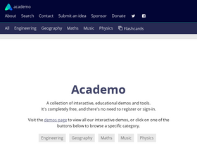 'academo.org' screenshot