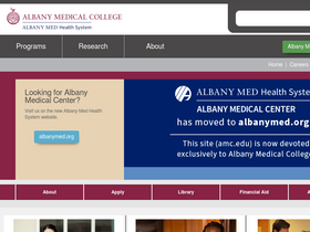 'amc.edu' screenshot