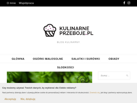 'kulinarneprzeboje.pl' screenshot