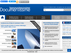 'documentissime.fr' screenshot