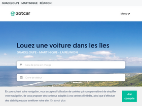 'zotcar.com' screenshot