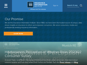 'iii.org' screenshot