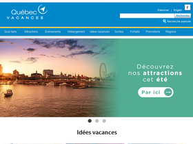 'quebecvacances.com' screenshot