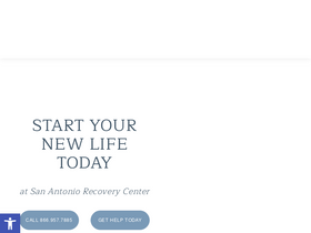 'sanantoniorecoverycenter.com' screenshot